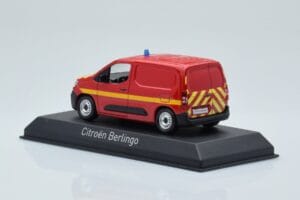 Citroen Berlingo Van Sapeurs Pompiers Rdeč Norev 1:43 155772 Kovina – slika 3 od 4