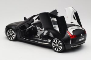 Citroen C-Metisse Matte Black Norev 1:18 181597 Kovina – slika 5 od 8