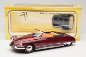 Citroen DS19 Kabriolet Bordeaux Norev 1:18 181561 Kovina – slika 8 od 8