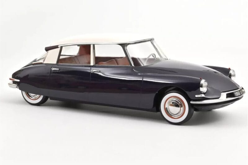 Citroen DS19 Vijolična & Champagne Norev 1:12 121579 Kovina