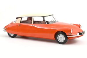 Citroen ID19 Oranžna & Kremasta Norev 1:12 121580 Kovina