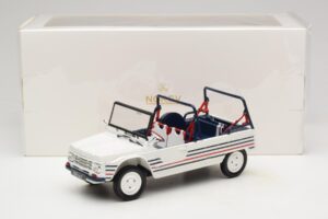 Citroen Mehari Modra Bela Rdeča Norev 1:18 181805 Kovina – slika 7 od 7
