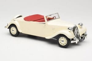 Citroen Traction Avant 11B Kabriolet Krem Norev 1:18 181440 Kovina – slika 4 od 6