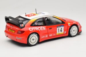 Citroen Xsara T4 WRC #14 P. Bugalski / J-P. Chiaroni WRC 2001 Solido 1:18 9021 Kovina – slika 3 od 8
