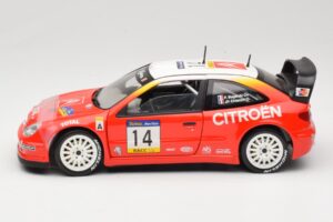 Citroen Xsara T4 WRC #14 P. Bugalski / J-P. Chiaroni WRC 2001 Solido 1:18 9021 Kovina – slika 4 od 8