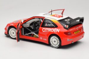 Citroen Xsara T4 WRC #14 P. Bugalski / J-P. Chiaroni WRC 2001 Solido 1:18 9021 Kovina – slika 5 od 8
