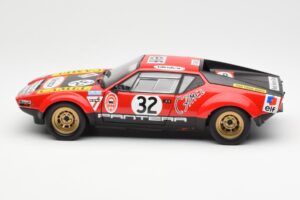 De Tomaso Pantera #32 Jaquemin / Deprez 24 Hours of Le Mans 1972 Kyosho 1:18 08855B Kovina – slika 4 od 8