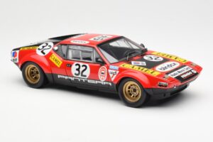 De Tomaso Pantera #32 Jaquemin / Deprez 24 Hours of Le Mans 1972 Kyosho 1:18 08855B Kovina – slika 7 od 8