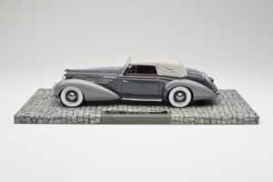 Delage D8 120 Kabriolet Siv & Temno Siv Minichamps 1:18 107115134 Kovina – slika 3 od 6