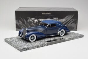 Delage D8-120 Kabriolet Two Tone Moder Minichamps 1:18 107115132 Smola – slika 6 od 6