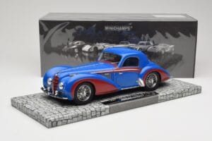 Delahaye Type 145 V12 Coupe Moder Rdeč Minichamps 1:18 107116121 Smola – slika 6 od 6