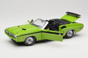 Dodge Challenger Kabriolet Zelen Greenlight 1:18 12803-06G Kovina – slika 2 od 8