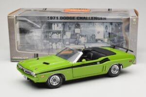 Dodge Challenger Kabriolet Zelen Greenlight 1:18 12803-06G Kovina – slika 8 od 8