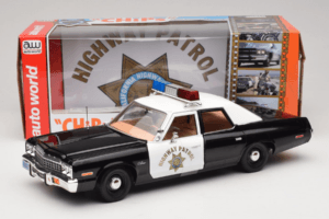 Dodge Monaco Highway Patrol CHiPS Auto World 1:18 AWSS112/06 Kovina – slika 8 od 8