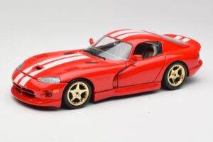 Dodge Viper GTS Rdeč Bburago 1:18 3075 Kovina