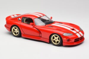 Dodge Viper GTS Rdeč Bburago 1:18 3075 Kovina – slika 6 od 8