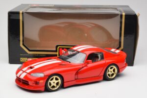 Dodge Viper GTS Rdeč Bburago 1:18 3075 Kovina – slika 8 od 8
