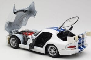 Dodge Viper GTS-R GT2 Bel 1997 Maisto 1:18 50316 Kovina – slika 5 od 8