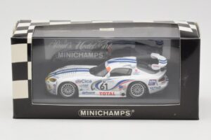 Dodge Viper GTS-R #61 Team Oreca S. Ayari / P. Gache 24 Hours of Le Mans 1997 Minichamps 1:43 430971461 Kovina – slika 4 od 4