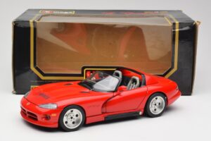 Dodge Viper RT/10 Rdeč Omejena Izdaja Bburago 1:18 3025 Kovina – slika 8 od 8