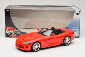 Dodge Viper SRT-10 Roadster Rdeč Hot Wheels 1:18 53836 Kovina – slika 8 od 8