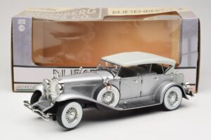 Duesenberg SJ Srebrna GreenLight 1:18 13525 Kovina – slika 8 od 8