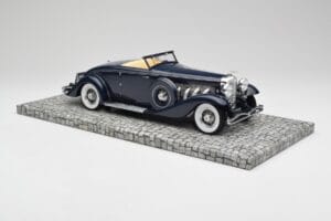 Duesenberg SJN Convertible Coupe Midnight Blue Minichamps 1:18 107150332 Kovina – slika 4 od 6