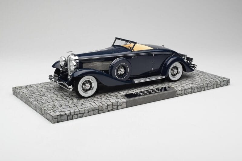 Duesenberg SJN Convertible Coupe Midnight Blue Minichamps 1:18 107150332 Kovina