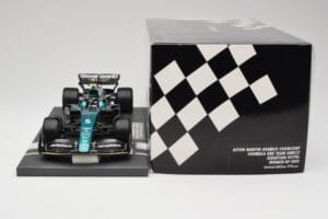 Aston Martin AMR22 Aramco #5 S. Vettel Monaco GP 2022 Minichamps 1:18 117220305 Smola – slika 6 od 7