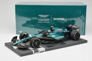 Aston Martin AMR23 #14 F. Alonso 3rd Place Saudi Arabian GP 2023 Minichamps 1:18 117230214 Kovina – slika 7 od 7