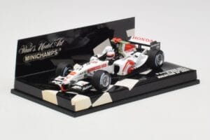 BAR Honda 007 A. Davidson Malaysian GP 2005 Minichamps 1:43 400050104 Kovina – slika 2 od 5
