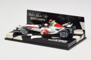 BAR Honda 007 A. Davidson Malaysian GP 2005 Minichamps 1:43 400050104 Kovina – slika 3 od 5