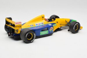 Benetton B191 #19 M. Schumacher F1 1991 Minichamps 1:18 100910119 Kovina – slika 2 od 6