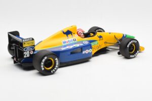 Benetton Ford B191 #19 N. Piquet F1 1991 Minichamps 1:18 100910020 Kovina – slika 2 od 6