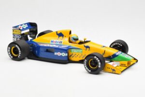 Benetton Ford B191 #20 R. Moreno F1 1991 Minichamps 1:18 100910019 Kovina – slika 4 od 6