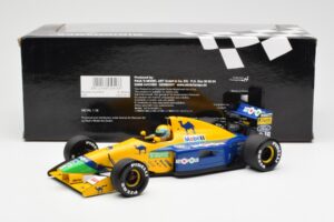 Benetton Ford B191 #20 R. Moreno F1 1991 Minichamps 1:18 100910019 Kovina – slika 6 od 6
