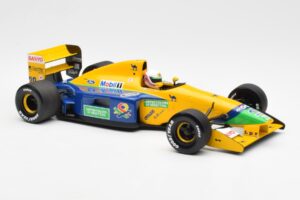 Benetton Ford B191B #20 M. Brundle F1 Early Season 1992 Minichamps 1:18 100920120 Kovina – slika 4 od 6