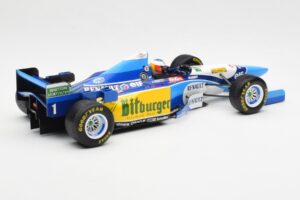 Benetton B195 Renault #1 M. Schumacher Winner Japanese GP 1995 Minichamps 1:18 510953401 Kovina – slika 2 od 6