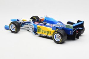 Benetton B195 Renault #1 M. Schumacher Winner Japanese GP 1995 Minichamps 1:18 510953401 Kovina – slika 5 od 6