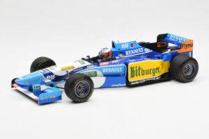 Benetton B195 Renault #1 M. Schumacher Canadian GP 1995 Minichamps 1:18 510950601 Kovina