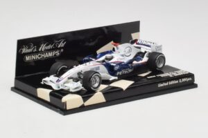 BMW Sauber F1.08 #5 N. Heidfeld Showcar 2008 Minichamps 1:43 400080083 Kovina – slika 2 od 5