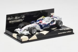 BMW Sauber F1.08 #4 R. Kubica Showcar 2008 Minichamps 1:43 400080084 Kovina – slika 2 od 5