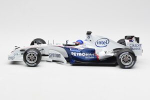 BMW Sauber F1.06 #17 J. Villeneuve F1 2006 Minichamps 1:18 100060017 Kovina – slika 3 od 6