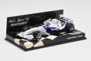 BMW Sauber F1.06 J. Villeneuve Showcar F1 2006 Minichamps 1:43 400060087 Kovina – slika 3 od 5