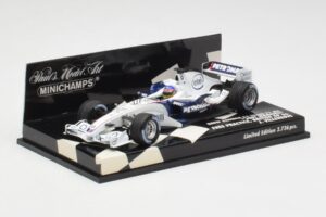 BMW Sauber F1.06 J. Villeneuve Wedding Edition F1 2006 Minichamps 1:43 400060117 Kovina – slika 3 od 5