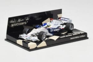 BMW Sauber F1.06 #16 N. Heidfeld Brazilian GP 2006 Minichamps 1:43 400060316 Kovina – slika 2 od 5