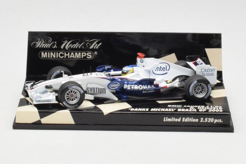 BMW Sauber F1.06 #16 N. Heidfeld Brazilian GP 2006 Minichamps 1:43 400060316 Kovina