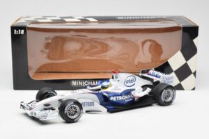BMW Sauber F1.06 #16 N. Heidfeld F1 2006 Minichamps 1:18 100060016 Kovina – slika 6 od 6