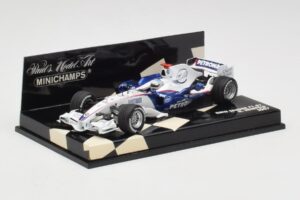 BMW Sauber F1.07 #3 N. Heidfeld Race Car 2007 Minichamps 1:43 400070009 Kovina – slika 2 od 5