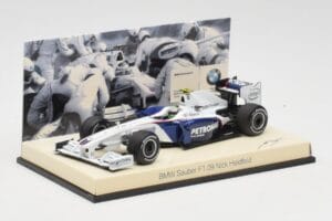 BMW Sauber F1.09 #6 N. Heidfeld F1 2009 v2 Minichamps 1:43 80422155795 Kovina – slika 2 od 5